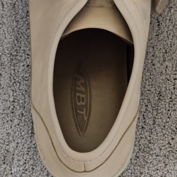 MBT Shoes Sneaker Lace Up Khaki Beige Swiss Toning 400273-124‎ 9-9.5 US 40 EUR - Picture 8 of 9